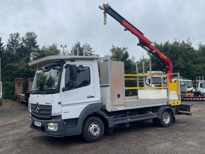 MERCEDES-BENZ ATEGO 816 POLE CARRIER CRANE