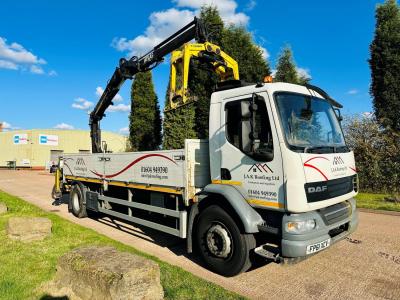 DAF LF 55.220 18 TON DROPSIDE CRANE