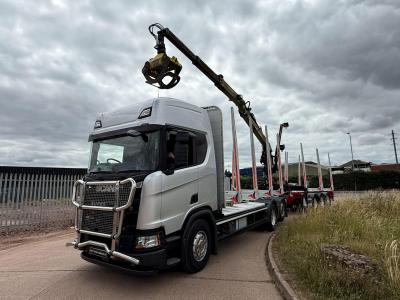 SCANIA R500 XT 6X2 LOG LIFT FORESTRY DRAWBAR