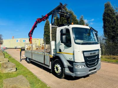 DAF LF 260 18 TON DROPSIDE CRANE