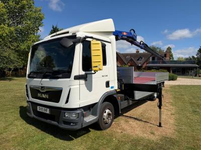 MAN TGL 7.160 7.5 TON DROPSIDE CRANE