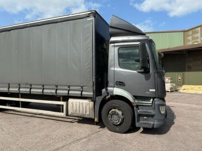 MERCEDES ANTOS 1824 18 TON CURTAINSIDER