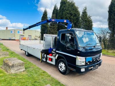 MITSUBISHI FUSO CANTER 7C15 DROPSIDE CRANE