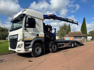 DAF CF 460 8X2 CHEESEWEDGE CRANE