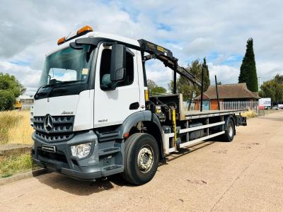 MERCEDES-BENZ AROCS 1824 18 TON FLAT CRANE