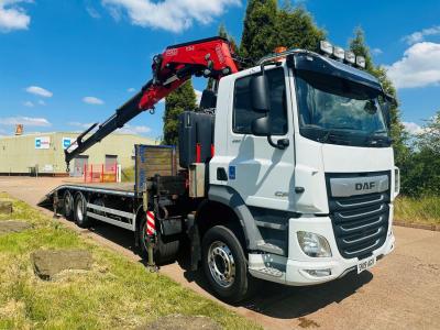 DAF CF 480 8X2 CHEESEWEDGE CRANE
