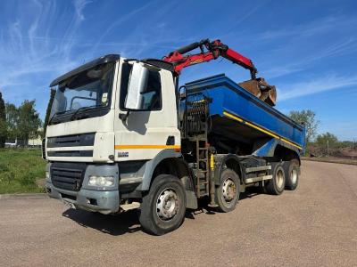DAF 85 CF 410 8X4 TIPPER GRAB