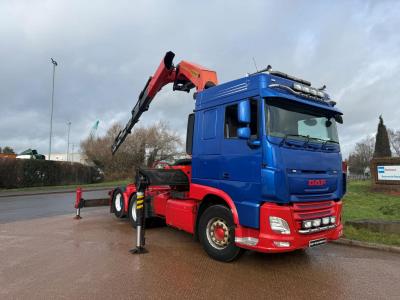 DAF XF 510 FTS 6X2 UNIT C/W CRANE