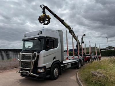 SCANIA R500 XT 6X2 LOG LIFT FORESTRY DRAWBAR