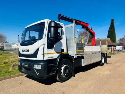 IVECO EUROCARGO 180 250 DROPSIDE CRANE