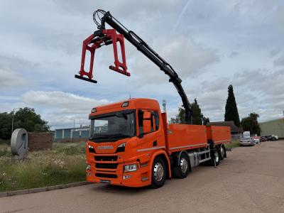 SCANIA P420 SUPER CRANE 8X2 BUILDERS