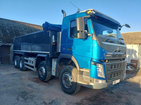 VOLVO FM 410 8X4 ALI INSULATED TIPPER