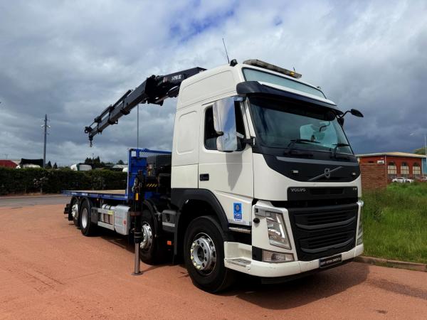 VOLVO FM 460 8X2 FLAT CRANE