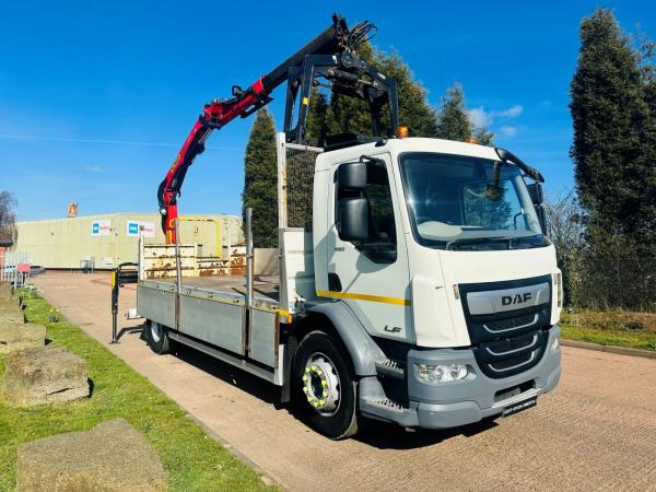 DAF LF 260 18 TON DROPSIDE CRANE