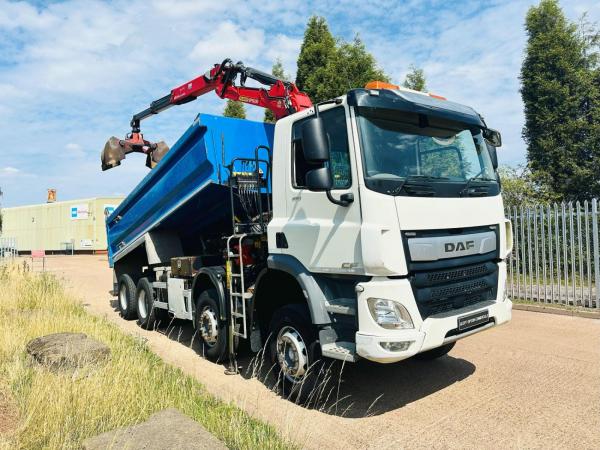 DAF CF 450 8X4 TIPPER GRAB