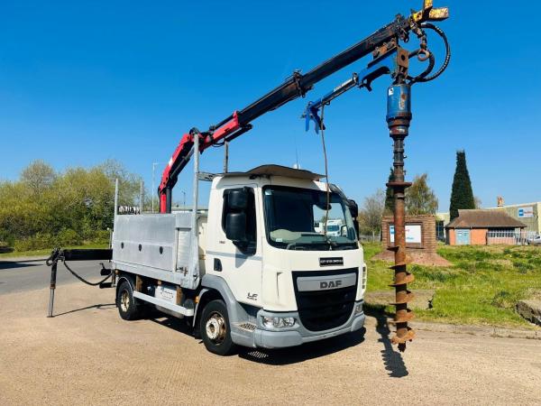 DAF LF 150 POLE ERECTOR CRANE