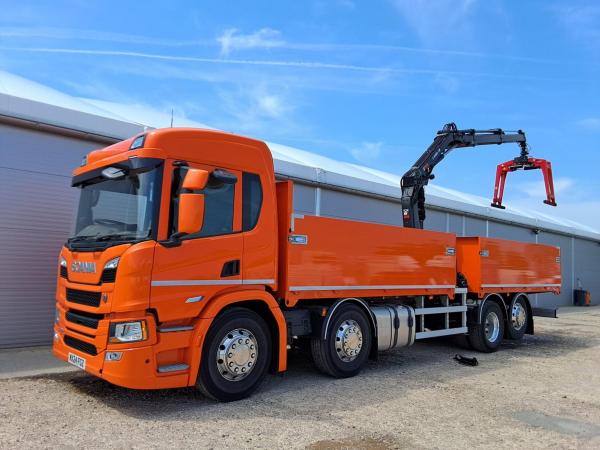 SCANIA P420 SUPER CRANE 8X2 BUILDERS