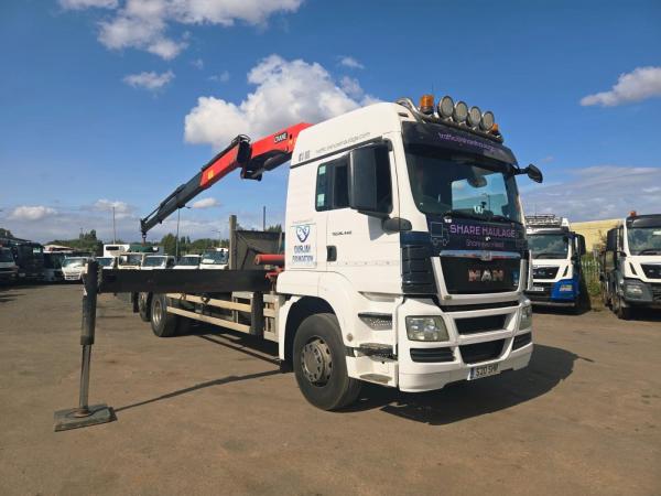 MAN TGS 26.440 6X2 FLAT CRANE