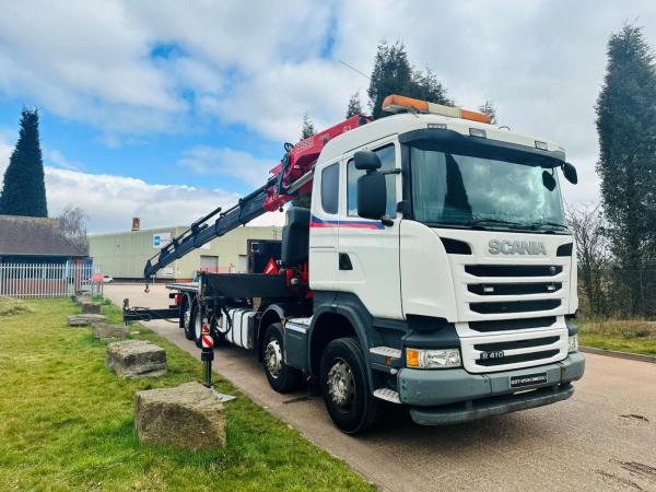 SCANIA R410 8X2 FLAT 82 TON CRANE