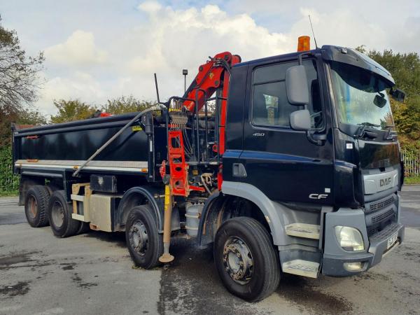 DAF CF 450 8X4 TIPPER GRAB