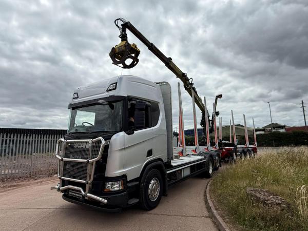 SCANIA R500 XT 6X2 LOG LIFT FORESTRY DRAWBAR