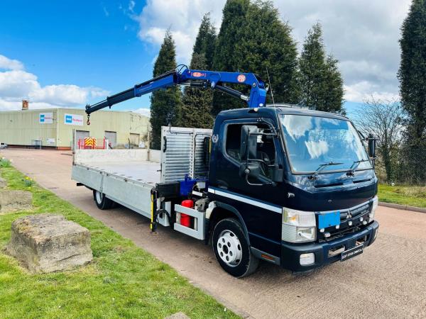 MITSUBISHI FUSO CANTER 7C15 DROPSIDE CRANE