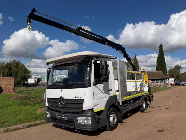 MERCEDES-BENZ ATEGO 816 POLE CARRIER CRANE