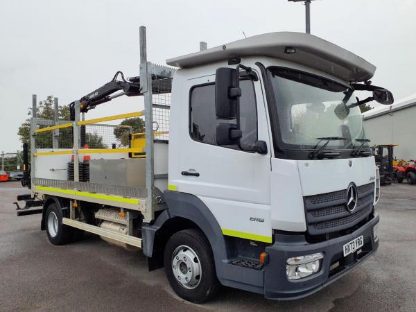 MERCEDES-BENZ ATEGO 816 POLE CARRIER CRANE